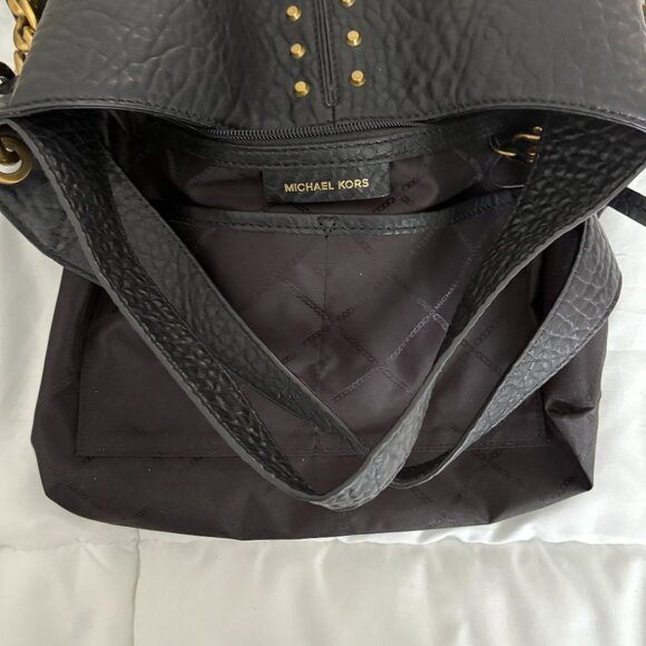 Michael Kors Uptown Astor LEGACY Bag Shoulder Leather Tote Large - Picture 11 of 12